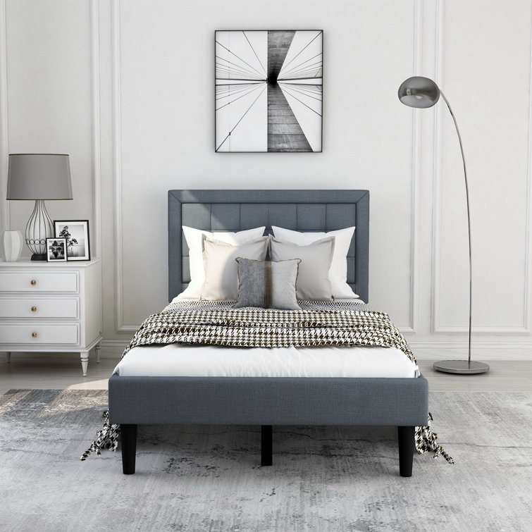 Latitude Run® Conol Tufted Upholstered Low Profile Platform Bed